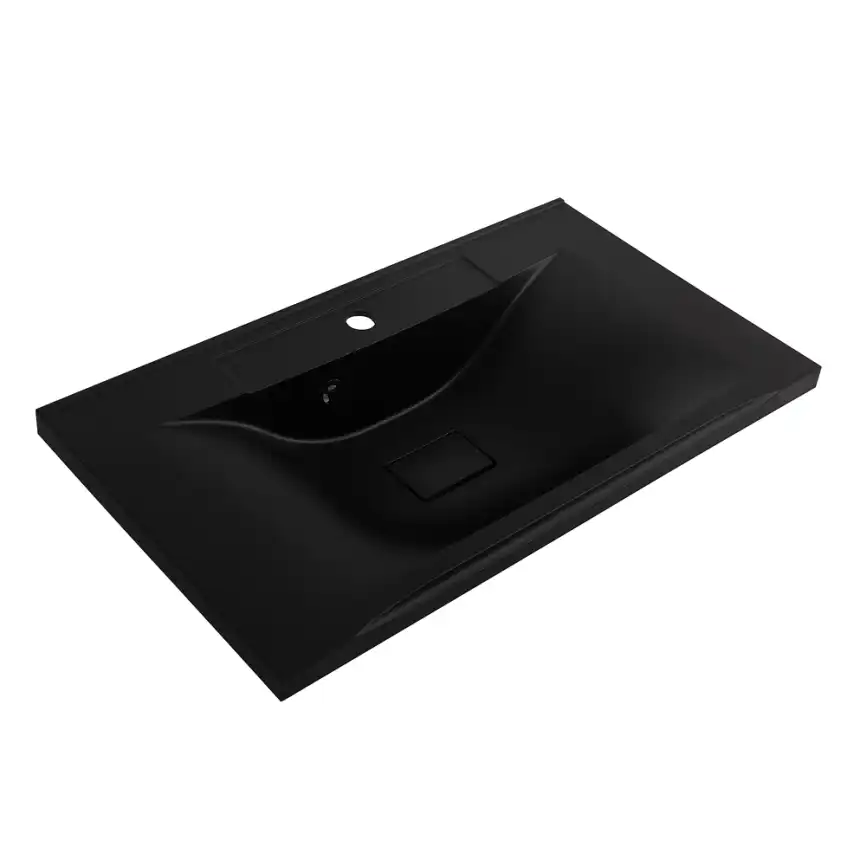 Раковина из искусственного камня BelBagno BB800/450-LV-ART-PR-NERO фото 1