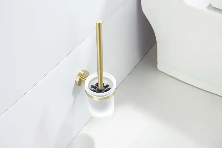 Ершик для унитаза Aquatek Европа AQ4110BG, Золото матовое фото 3