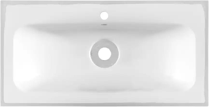 Раковина Aquanet Арт 90 318928 прямоугольная, Белая глянцевая фото 4