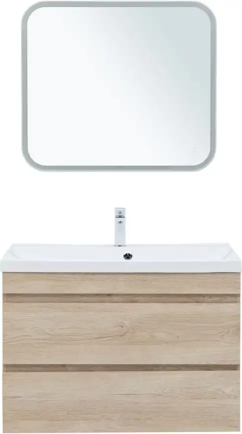 Тумба под раковину Aquanet Нота New 90 дуб светлый 334199 фото 8