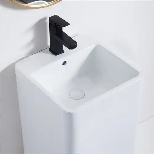 Раковина CeramaLux P7004L 400х400х820 Напольная цвет Белый фото 4