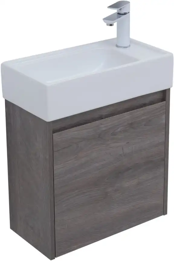 Тумба под раковину Aquanet Nova Lite 50 дуб рошелье (1 дверца) 298854 фото 3