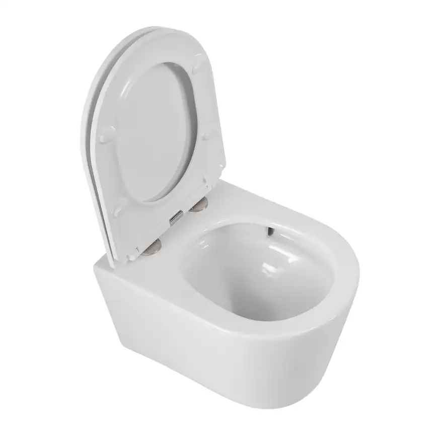 Подвесной унитаз CEZARES LINER CZR-38083-49-TH-TOR/SC, со смывом TORNADO, с сиденьем микролифт фото 3