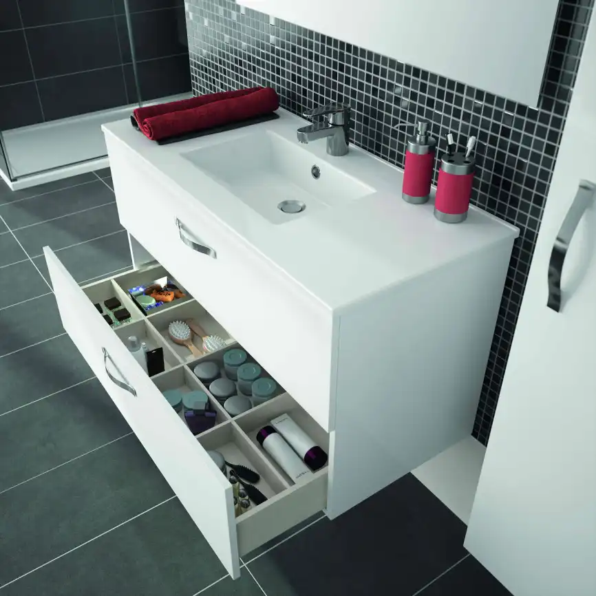 Тумба с раковиной Jacob Delafon Ola 80 см, EB391RU-J5, белая фото 3