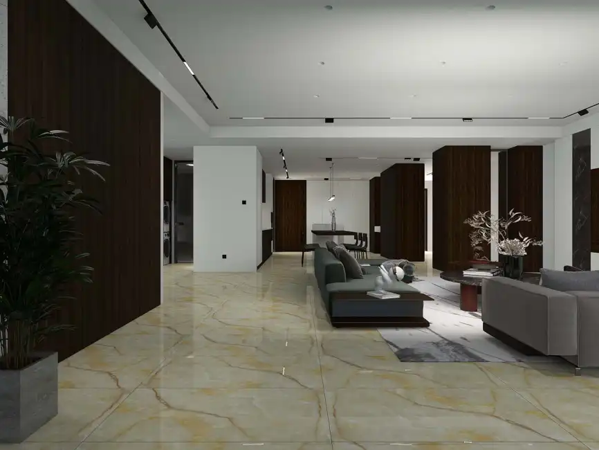 Керамогранит AZARIO ONYX GOLD 60x120 Carving (H18004005G) фото 3