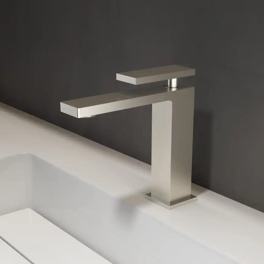 Смеситель для раковины Vincea Dice VBF-2DS1BN однорычажный, сатин фото 1