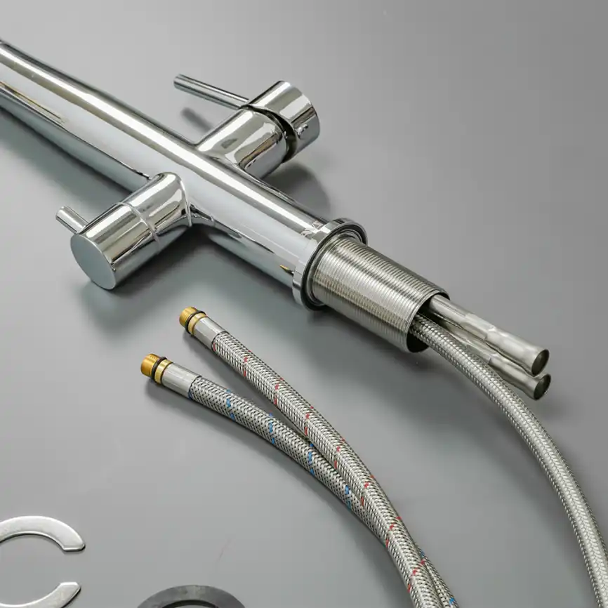 Смеситель для кухни с гибким изливом AVS PureRiver хром, 811-170-CR фото 11