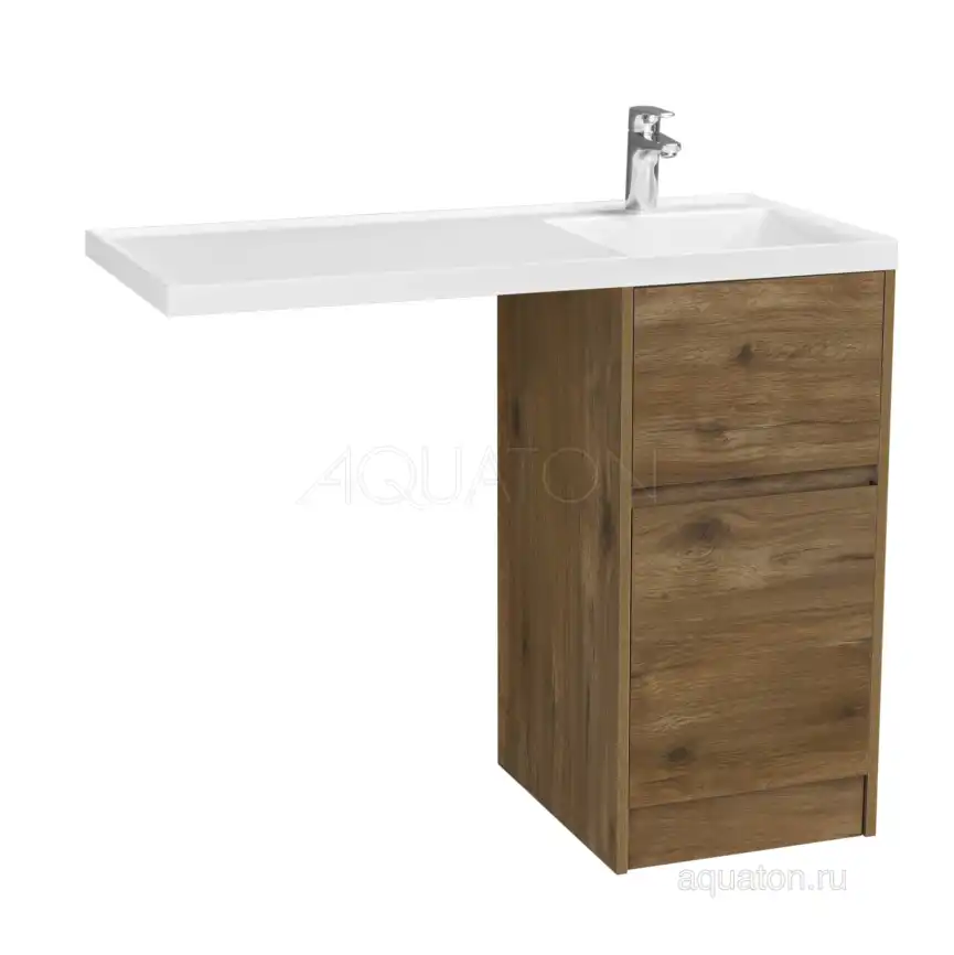 Фасад для тумбы Aquaton Лондри 40 Дуб Рустикальный 1A274901LHDR0 фото 1