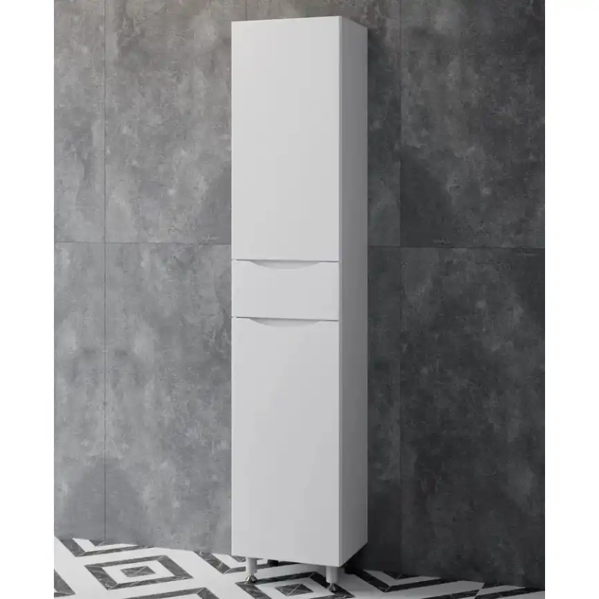 Пенал AURA ПАЛЕРМО 30-1 напольный корзина левый фото 1