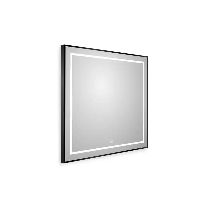 Зеркало BelBagno SPC-KRAFT-900-800-LED-TCH-WARM-NERO фото 2