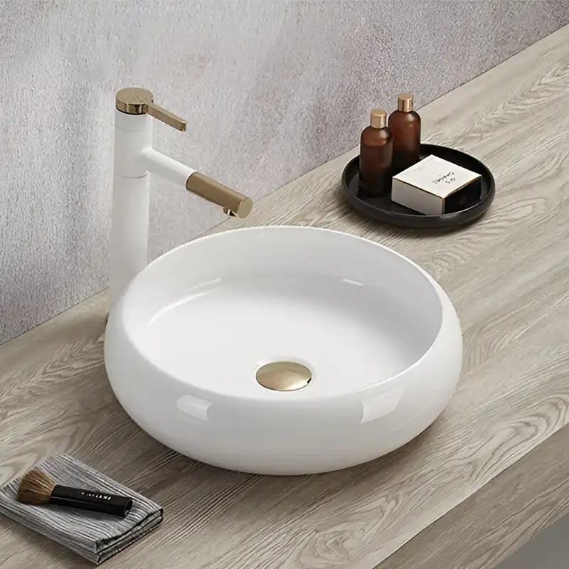 Раковина AVS Мерида 42x42 белая фото 2