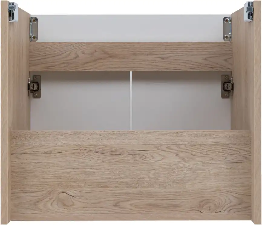 Тумба под раковину Aquanet Оптима 60 дуб светлый/белый сатин, 344799 фото 12