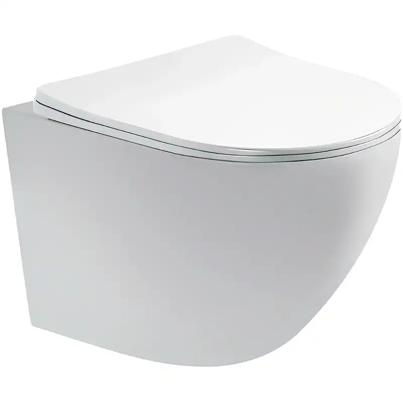 Унитаз с инсталляцией SET AQUATEK ЕВРОПА T-KKI1 с сиденьем микролифт без клавиши смыва фото 3