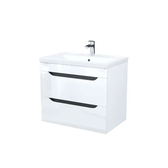 Тумба с раковиной IDDIS Ray 70, подвесная, Белая, RAY70W0i95K фото 1