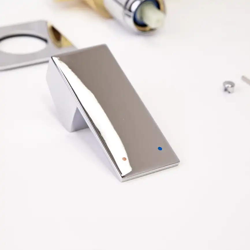 Смеситель для раковины AVS Cube 811-202-CR встраиваемый, с внутренней частью, хром фото 6