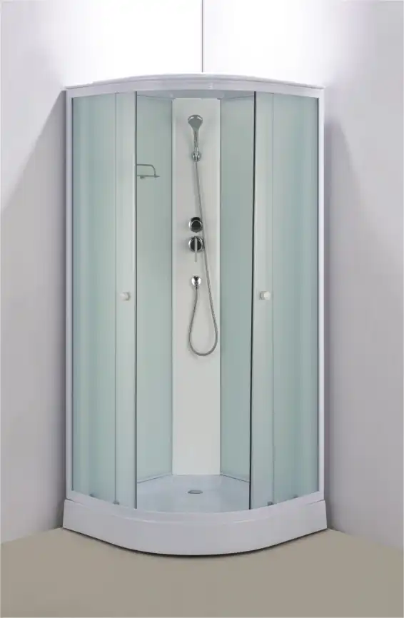 Душевая кабина Loranto 100х100, низкий поддон, Матовое стекло, CS-881ED13TM/W-100 фото 2