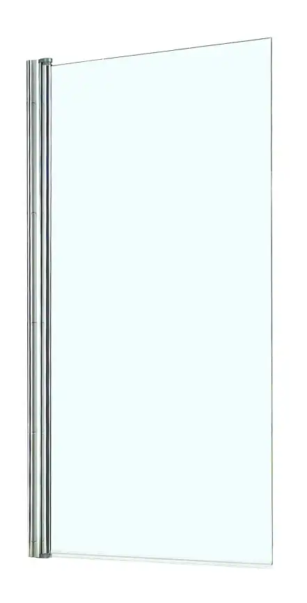 Шторка для ванны Azario Merrit 80 см, AZ-NF6211-1 800, профиль Серебро, стекло Прозрачное фото 2