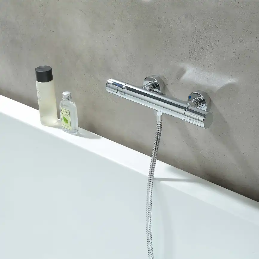 Смеситель для душа Aquatek Ника AQ1863CR термостатический, Хром фото 7