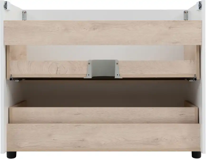 Тумба под раковину Aquanet Ирис New 100 напольная, белый глянец, напольная, 339257 фото 10