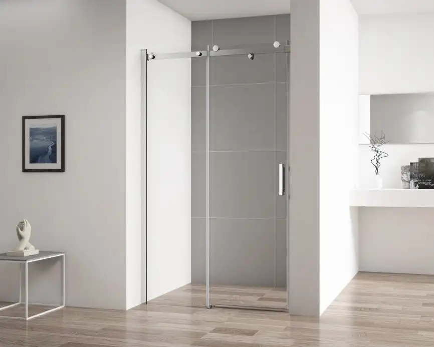 Душевая дверь Cezares STYLUS-SOFT 110 см, STYLUS-SOFT-BF-1-110-C-Cr, профиль Хром, стекло Прозрачное фото 1