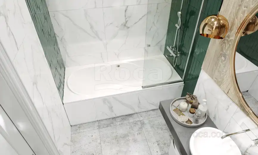 Акриловая ванна Roca MADEIRA 180х80 248525000 прямоугольная, Белая фото 4