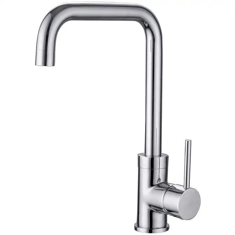 Смеситель для кухни Aquatek Вега AQ1080CR поворотный излив, Хром фото 1