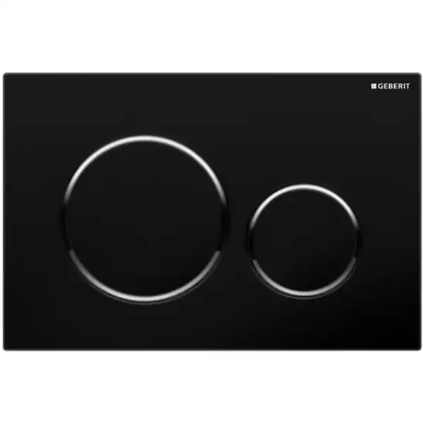 Клавиша смыва Geberit Sigma 20 115.882.KM.1 Черный/хром фото 1