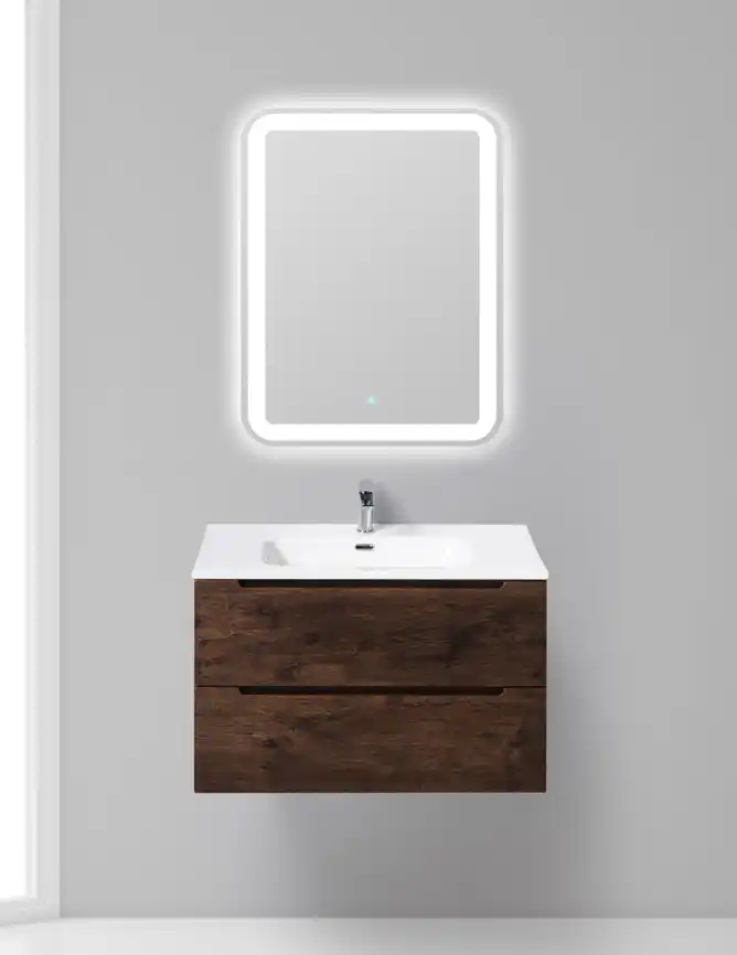 Тумба под раковину BelBagno ETNA-800-2C-SO-RW-P подвесная Rovere Moro фото 12