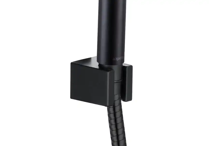 Душевой набор Aquatek ВЕГА AQ2030MB, Черный матовый фото 3