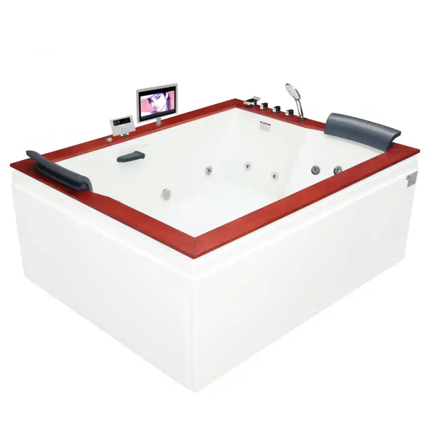 Акриловая ванна Gemy G9052 II O R 186х151 с гидромассажем, правая фото 1