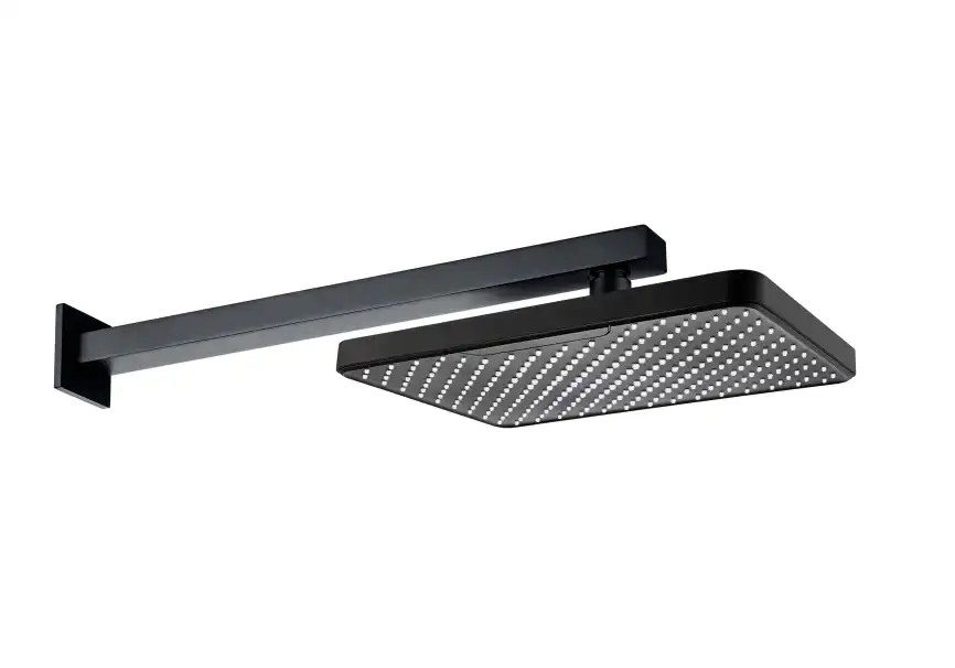 Душевая система Aquatek Вега AQ1074MB для душа без излива, встраиваемая с верхним душем, Черный матовый фото 5