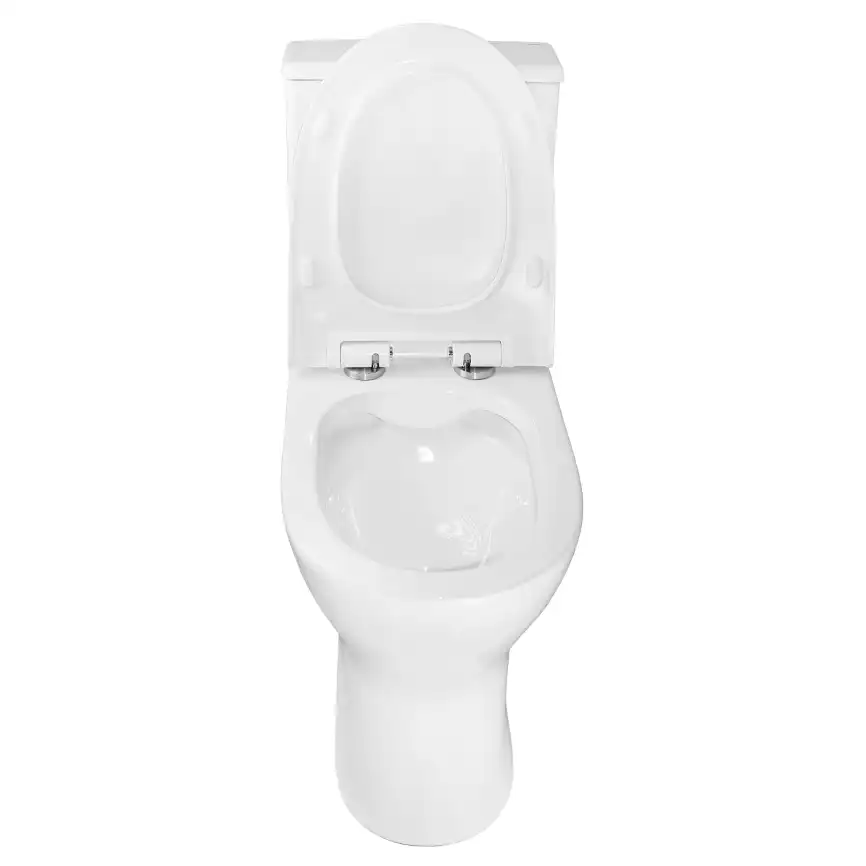 Унитаз-компакт Azario Mist AZ-45  напольный, безободковый, с бачком и сидением микролифт, цвет белый фото 5