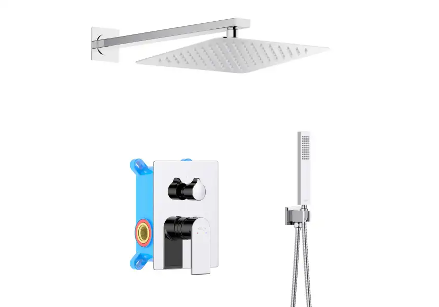 Душевая система Aquatek ЛИРА AQ1472CR для душа встраиваемая, Хром фото 1