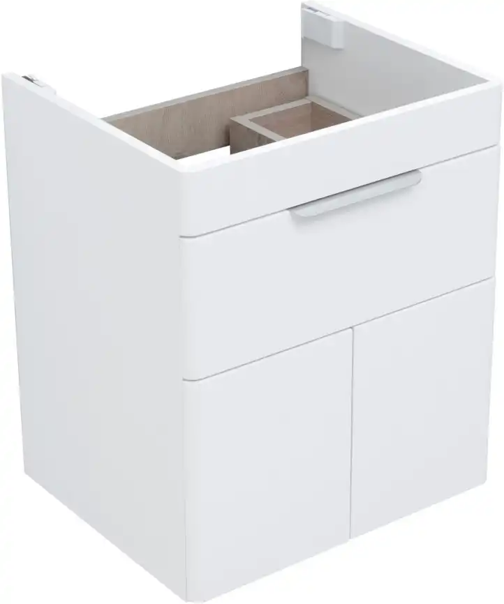 Тумба под раковину Aquanet Ирис new 50 белый глянец (1 ящик, 2 дверцы) 310147 фото 7