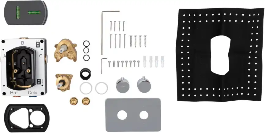 Смеситель для ванны Allen Brau Priority 5.3U123-00 (с внутренней частью, 3 выхода) хром фото 3