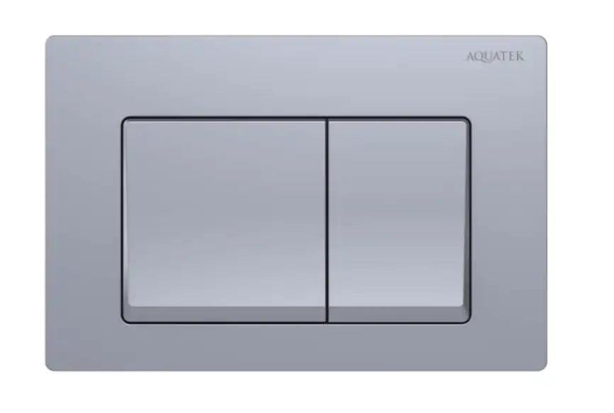 Кнопка смыва Aquatek Small TDI-0000006, Хром матовый фото 1