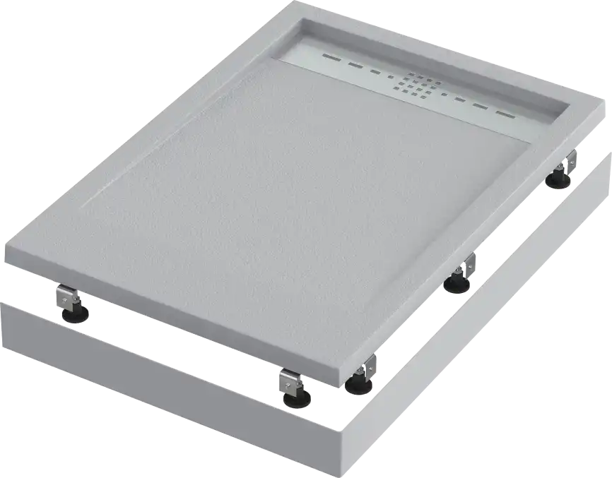 Душевой поддон Good Door Stella 100х70 из искусственного камня, Серый графит ЛП00133 фото 2