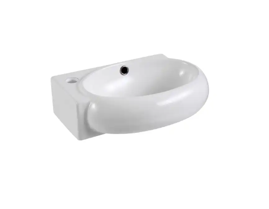 Раковина Aquatek 42х28х14,5 AQ5303-00 подвесная, угловая, Белая фото 7