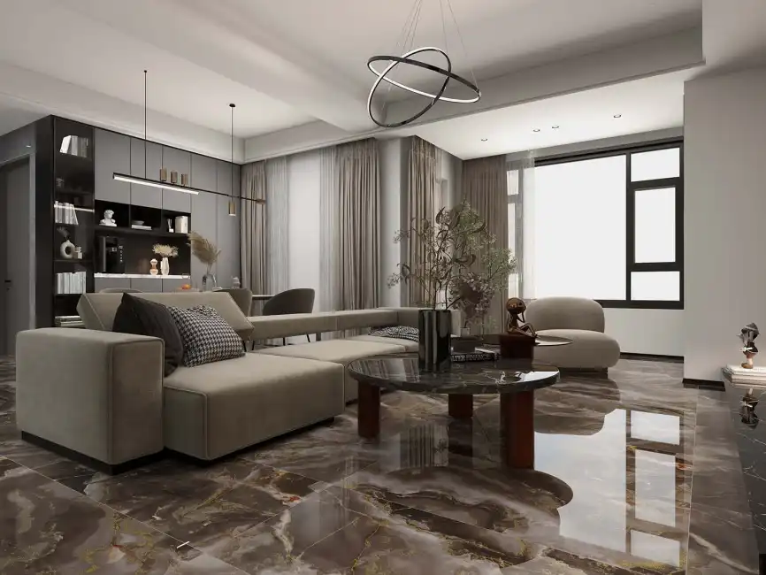 Керамогранит AZARIO GRASBERG GOLD 60x120 Carving (H18004003G) фото 6