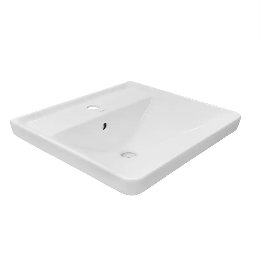 Тумба с раковиной Azario Мила 50 CS00097990, напольная, Белая глянцевая фото 7