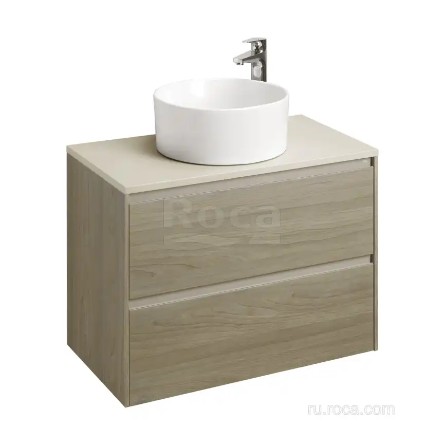 Тумбы под раковину Roca Ona 80 A857630511 подвесная, цвет, Вяз темный фото 6