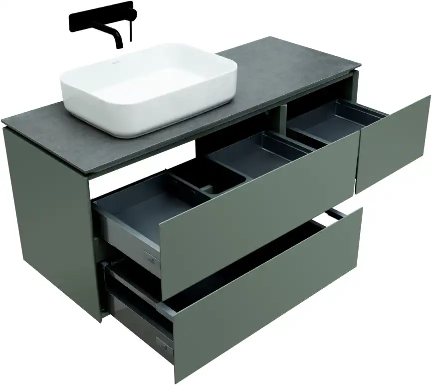 Тумба под раковину Allen Brau Infinity 120 1.21005.CGM L олива матовый фото 8