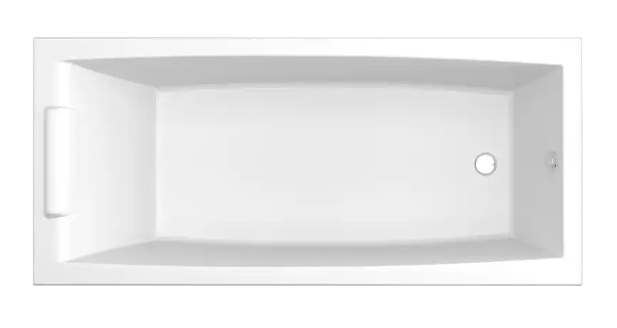 Акриловая ванна Marka One Aelita Slim 170х90 01ае1790слим с тонким бортом, встраиваемая, Белая фото 1