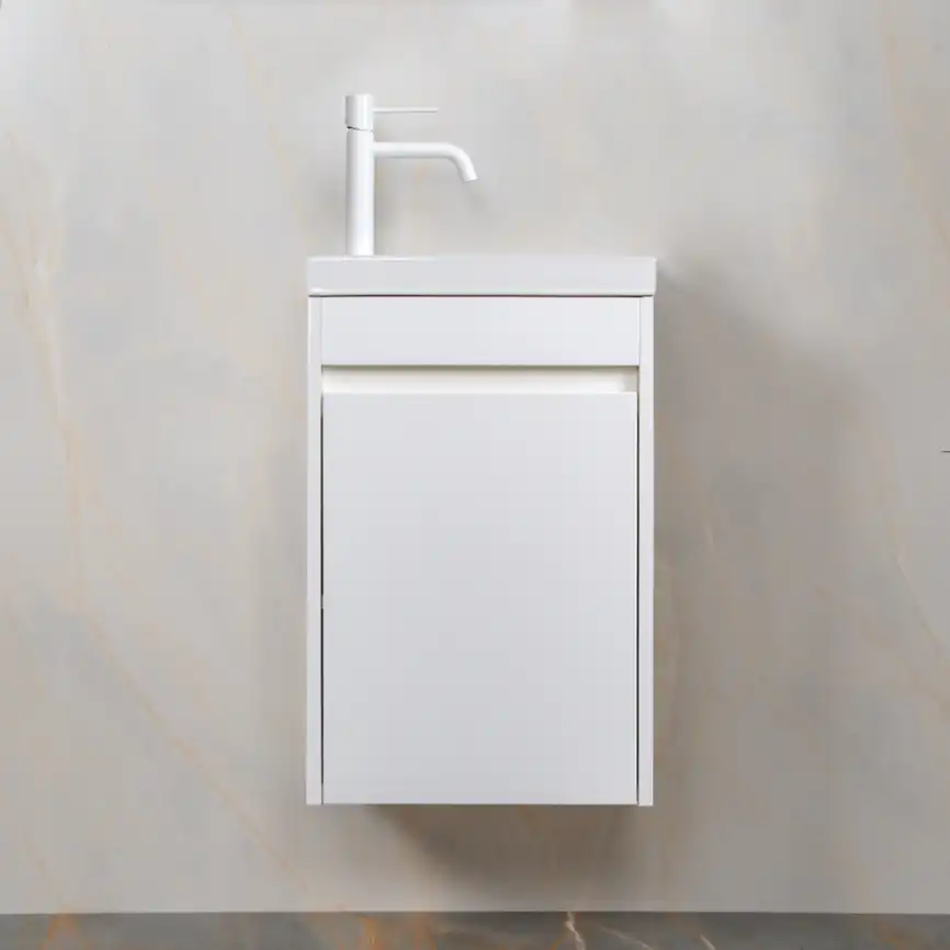 Тумба с раковиной AVS Миниатюра 40 L белая, K821-08-400L-WG-04-410WG фото 2