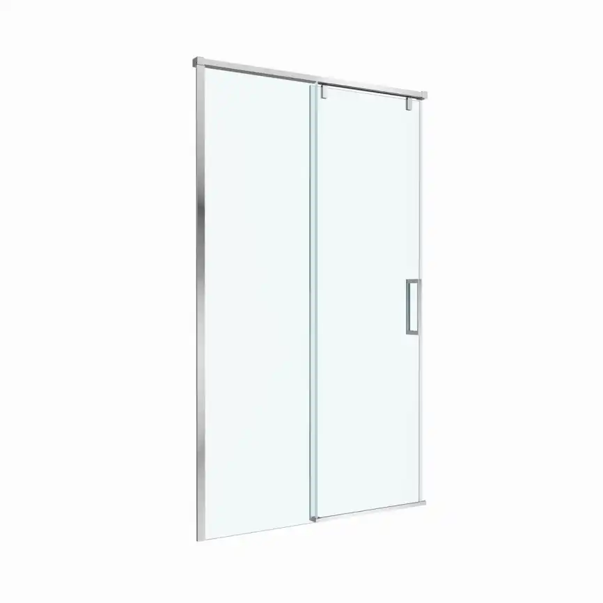 Душевая дверь BelBagno SOFT_CLOSE-1-BF-1-130-C-Cr стекло прозрачное, профиль Хром фото 10