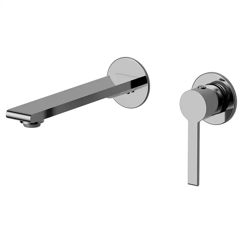 Смеситель для раковины AVS Elegant 811-402-CR встраиваемый, с внутренней частью, хром фото 2