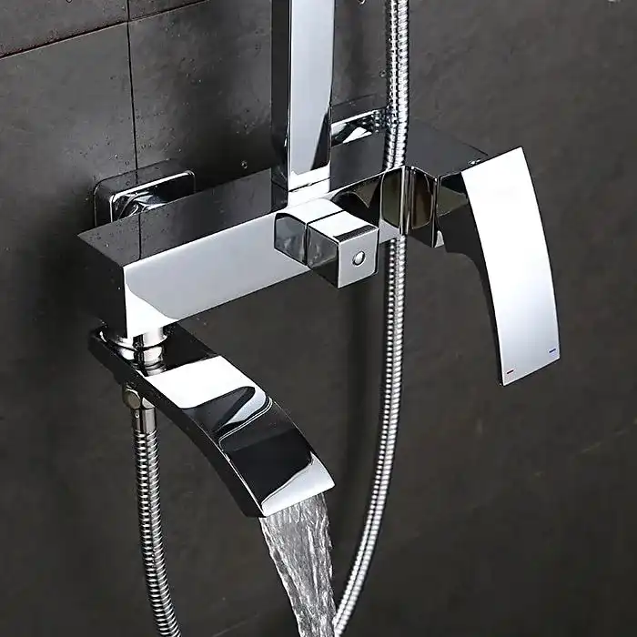 Душевая система Gappo G2407 с поворотным изливом, Хром фото 14