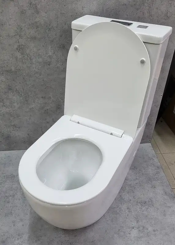 Унитаз напольный Ceramalux TR2176-1 TORNADO, безободковый (Система смыва торнадо) фото 7