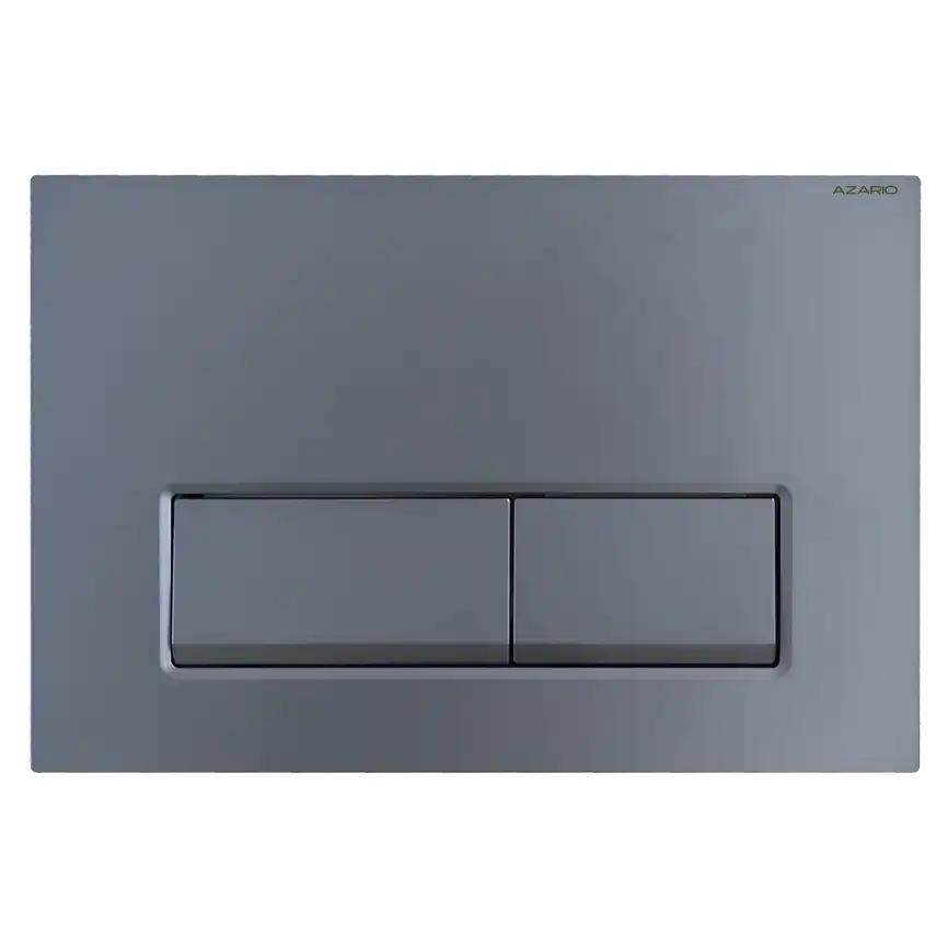 Кнопка смыва AZARIO NEW AZ-015.08, Оружейная сталь фото 1
