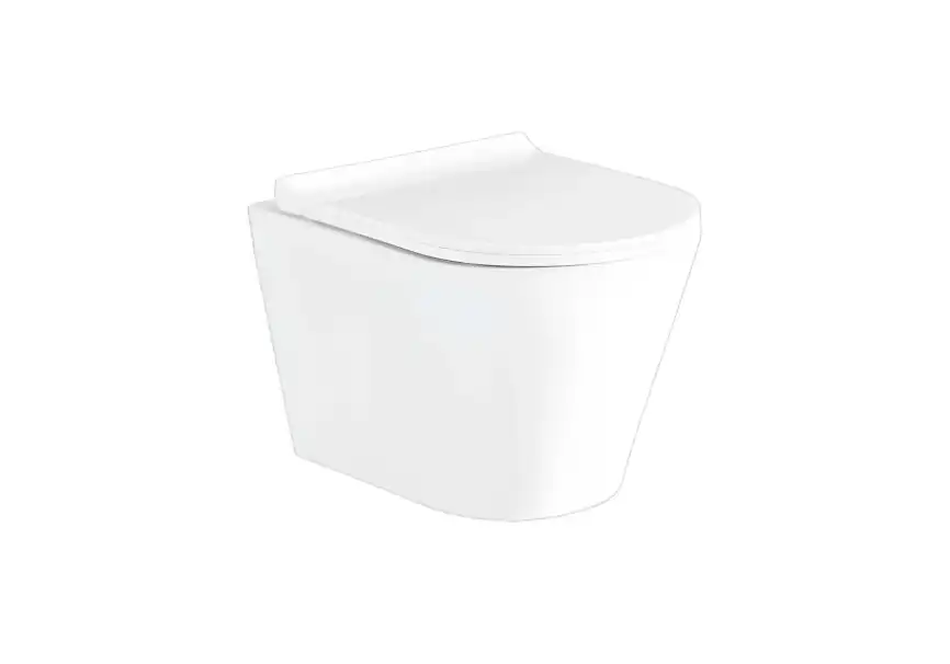 Подвесной унитаз Aquatek Альфа AQ1910-00 безободковый, с сиденьем микролифт, Белый фото 3